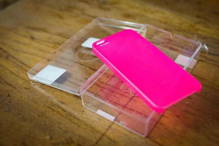 Чехол Ozaki O!coat 0.3 Jelly Pink for iPhone 5S/5 - фото фото фото 2
