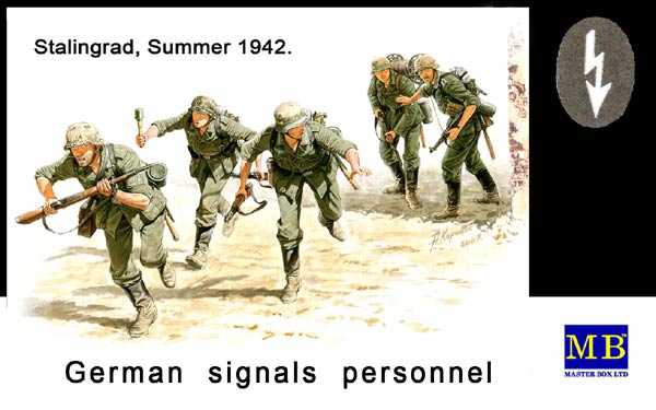 Master Box 3540 German Signals Personnel, 1942 - фото фото фото 0