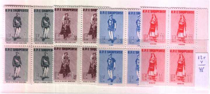 ZM Албания 1961 г MNH в квартах - фото фото фото 0