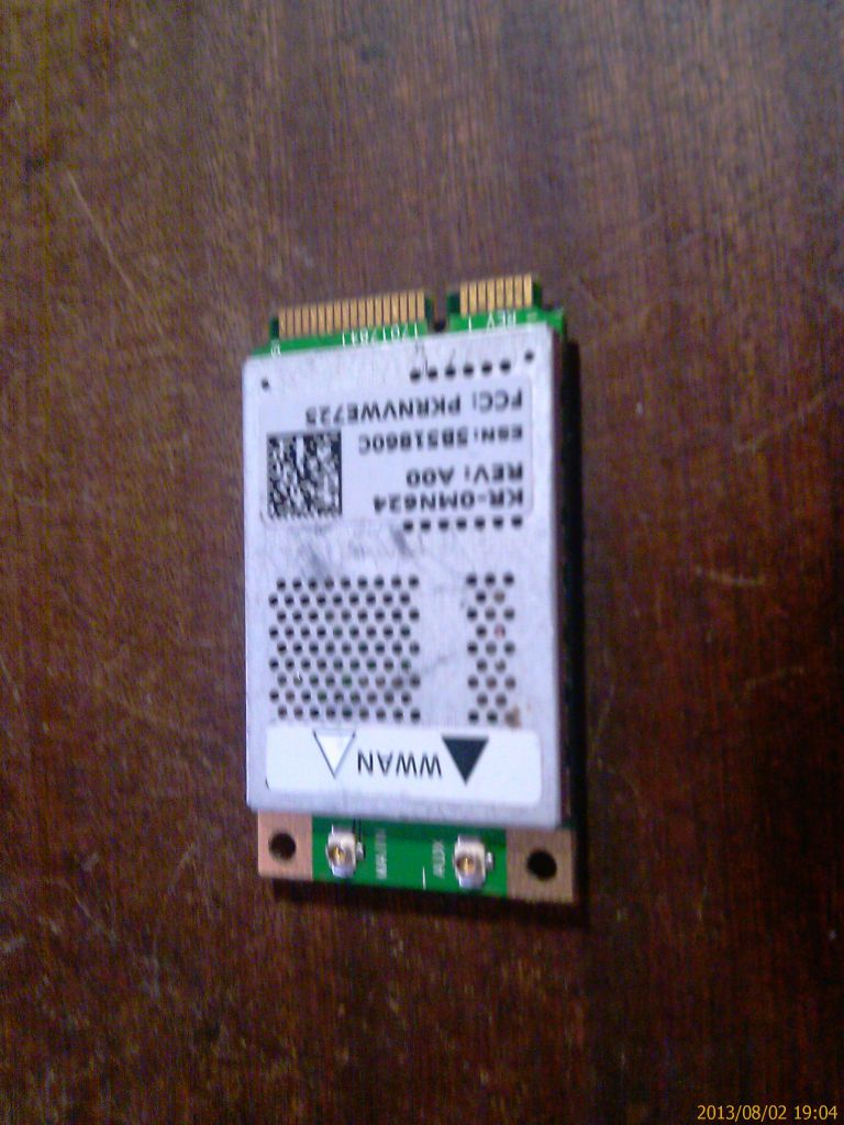 CDMA EVDO модем dell 5720 KR-0MN624 miniPCI-E - фото фото фото 2