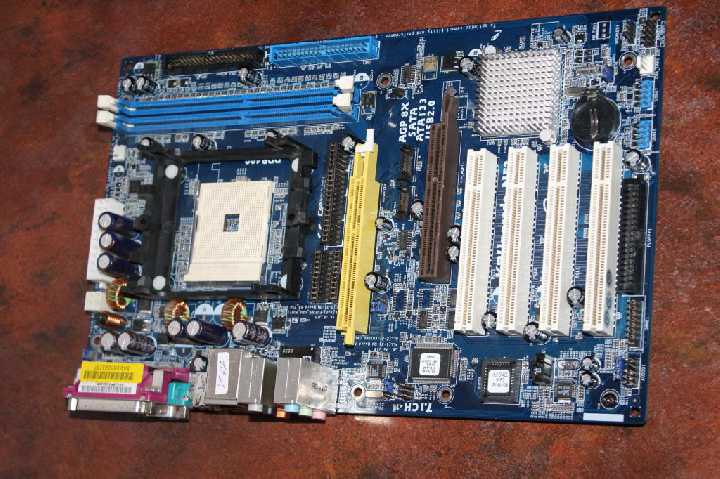 Материнская плата AGP+ПРОЦЕСОР.№12 - фото фото фото 1