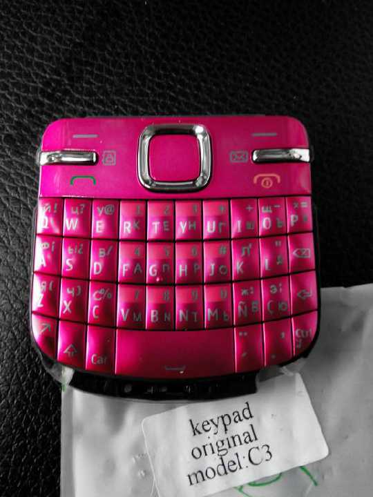 Клавиатура для Nokia C3-00 pink - фото фото фото 0