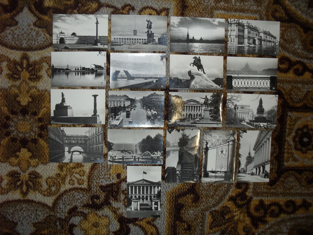 Набор минифотоснимков Ленинград 1976г. - фото фото фото 1