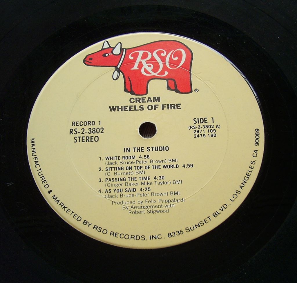 CREAM Wheels Of Fire 2LP VG-/G - фото фото фото 3