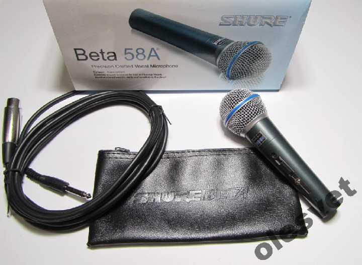 МИКРОФОН SHURE Beta 58A А класс + кнопка - фото фото фото 2