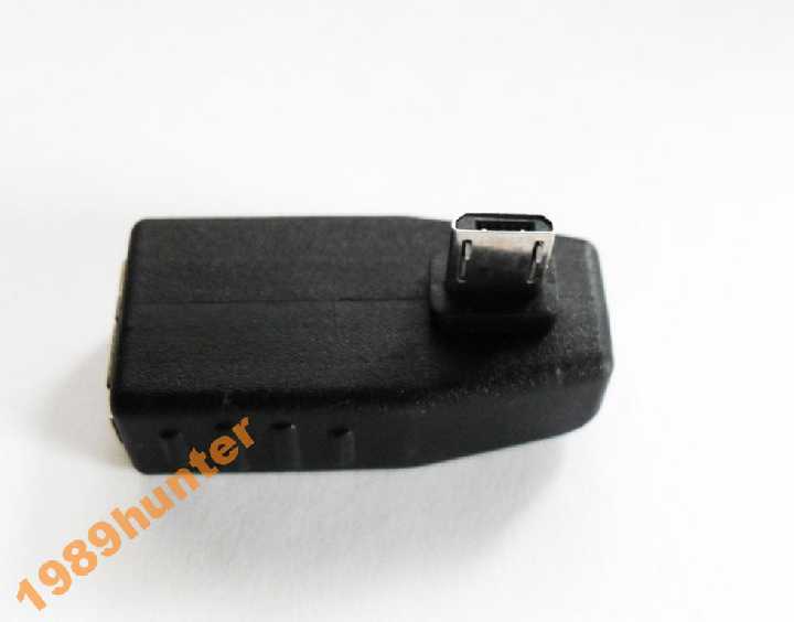 Переходник Micro USB - USB 2.0 OTG Угловой    (0121) - фото фото фото 2