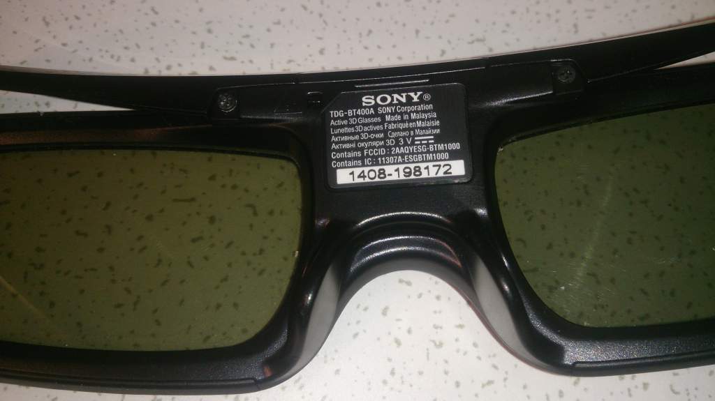 3D GLASS ACTIVE SONY TDG-BT400A ОЧКИ АКТИВНЫЕ - фото фото фото 1