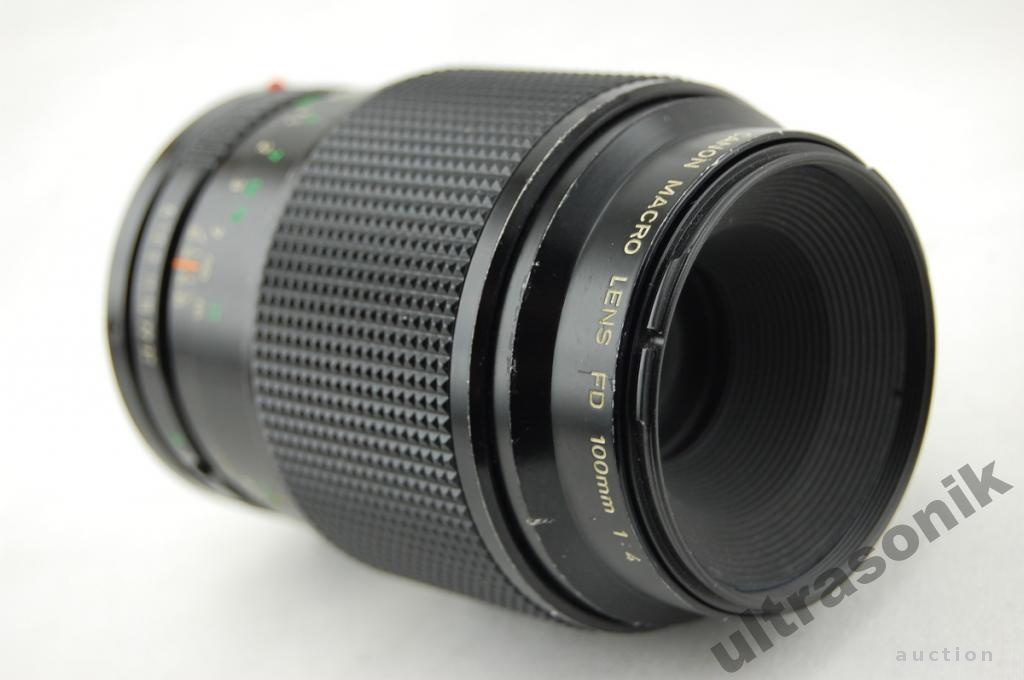 Об'єктив Canon FD макрообъектив Canon Macro 100mm f4 Ф52мм Japan Вживане - фото фото фото 0