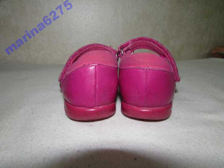 ТУФЛИ-МИГАЛКИ на девочку 100% КОЖА~Clarks ~р 25 - фото фото фото 5