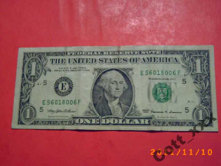 1 доллар 1999 г. /Е/ - Вирджиния - редкость - США - фото фото фото 1
