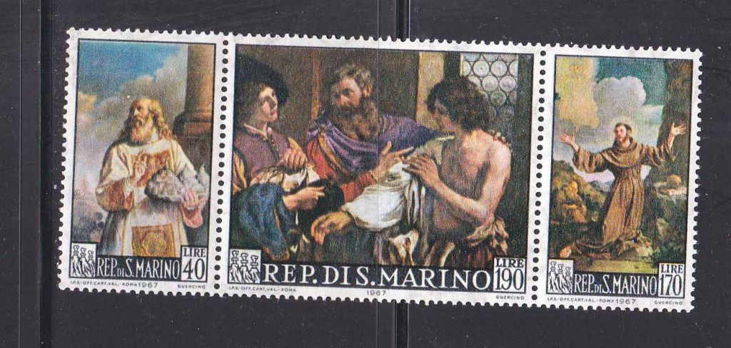 ZM Сан Марино 1967 г MNH - искусство - фото фото фото 0