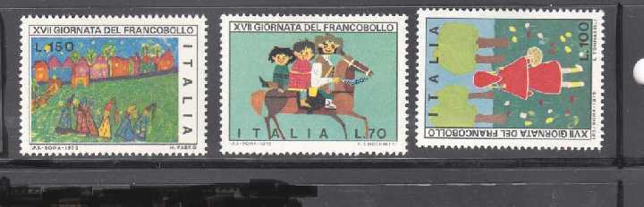 ZM  Италия 1975 г MNH рисунки детей - фото фото фото 0