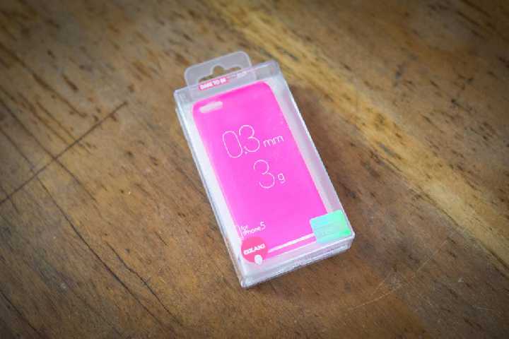 Чехол Ozaki O!coat 0.3 Jelly Pink for iPhone 5S/5 - фото фото фото 0