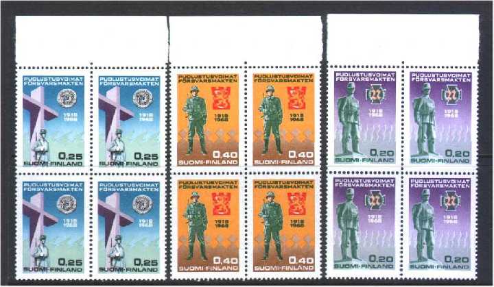 ZM Финляндия 1968 г MNH кв/бл. - фото фото фото 0