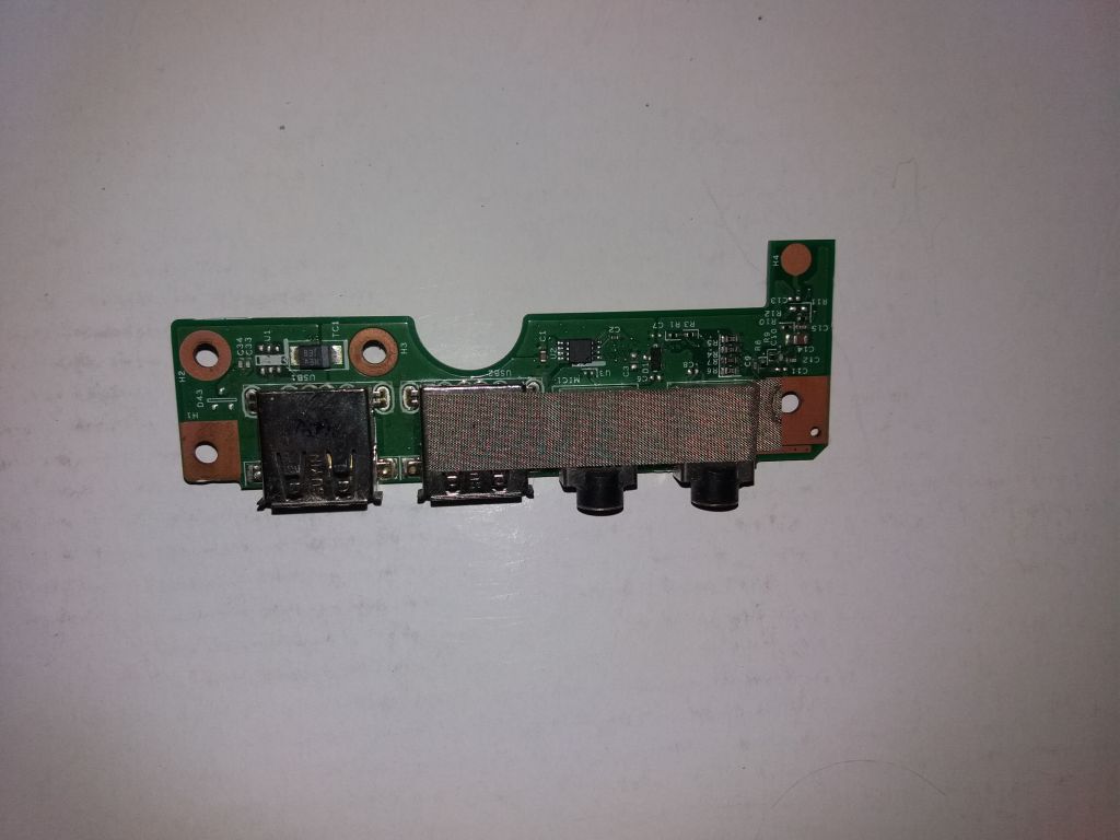 Плата разъёмов USB AUDIO звук HP EliteBook8530P 8530W 8530 - фото фото фото 0