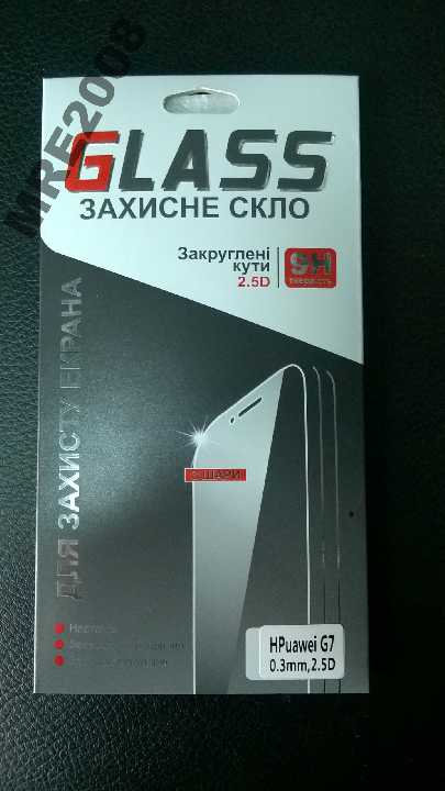 Защитное стекло для Huawei G7 0,33mm 2.5D  9H - фото фото фото 0