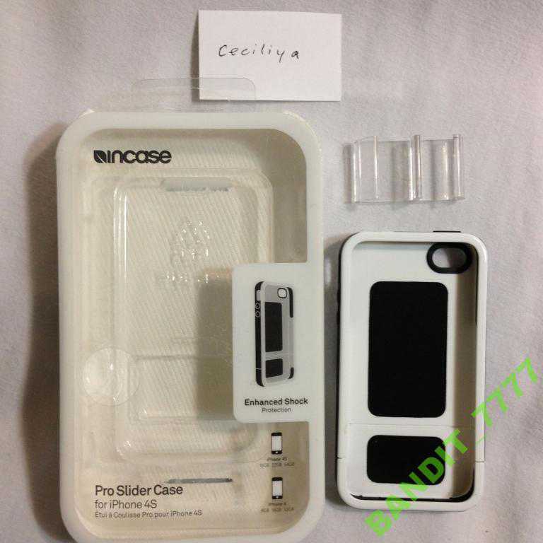 Чехол CL59878 Slider for iPhone 4/4S-White/Black - фото фото фото 4