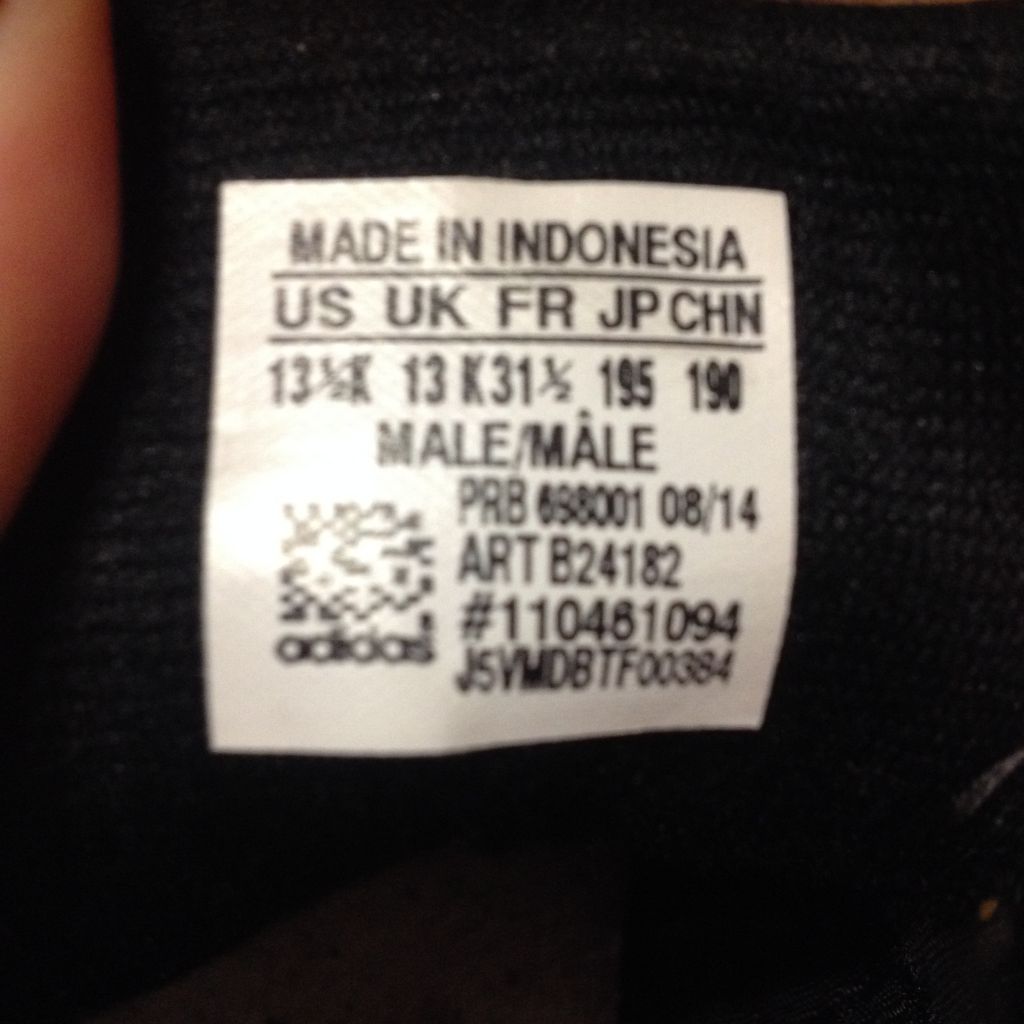 Бутсы Adidas,р.31,5,стелька 19см,Индонезия - фото фото фото 1