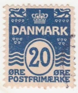 Дания 1912 г..№ 66 гашеная - фото фото фото 0