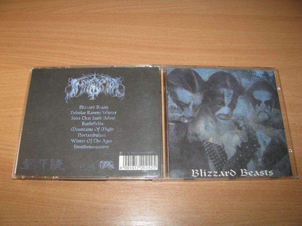 IMMORTAL - Blizzard Beasts  (1997 Osmose EMBOSSED 1st press) - фото фото фото 0