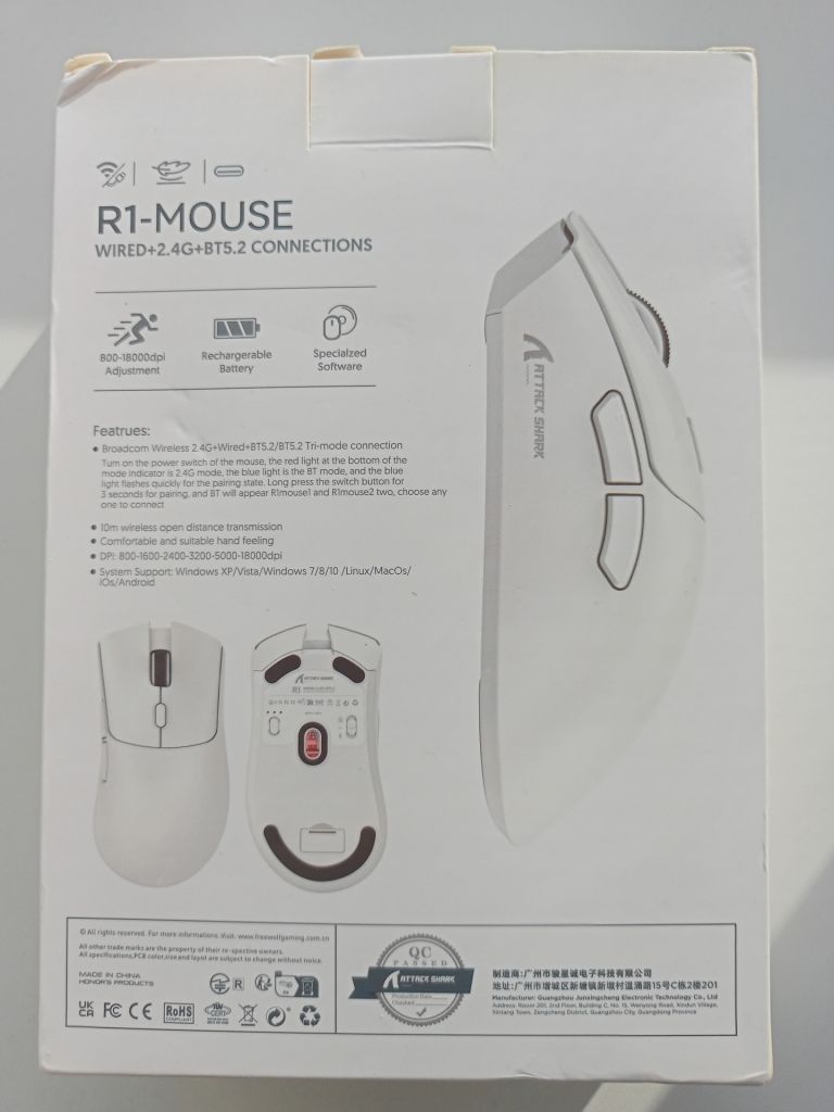 Ігрова миша R1-MOUSE Attack Shark - фото фото фото 3
