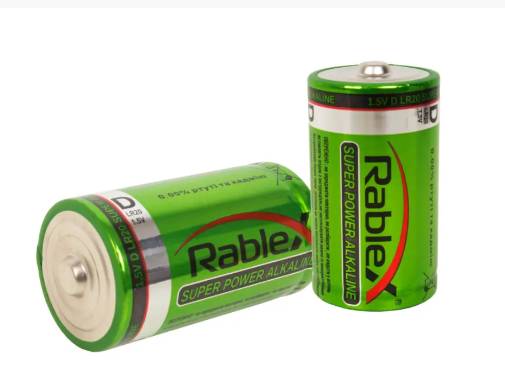 Батарейка Rablex Alkaline 1.5 V R20 P (D) бочок - фото фото фото 1