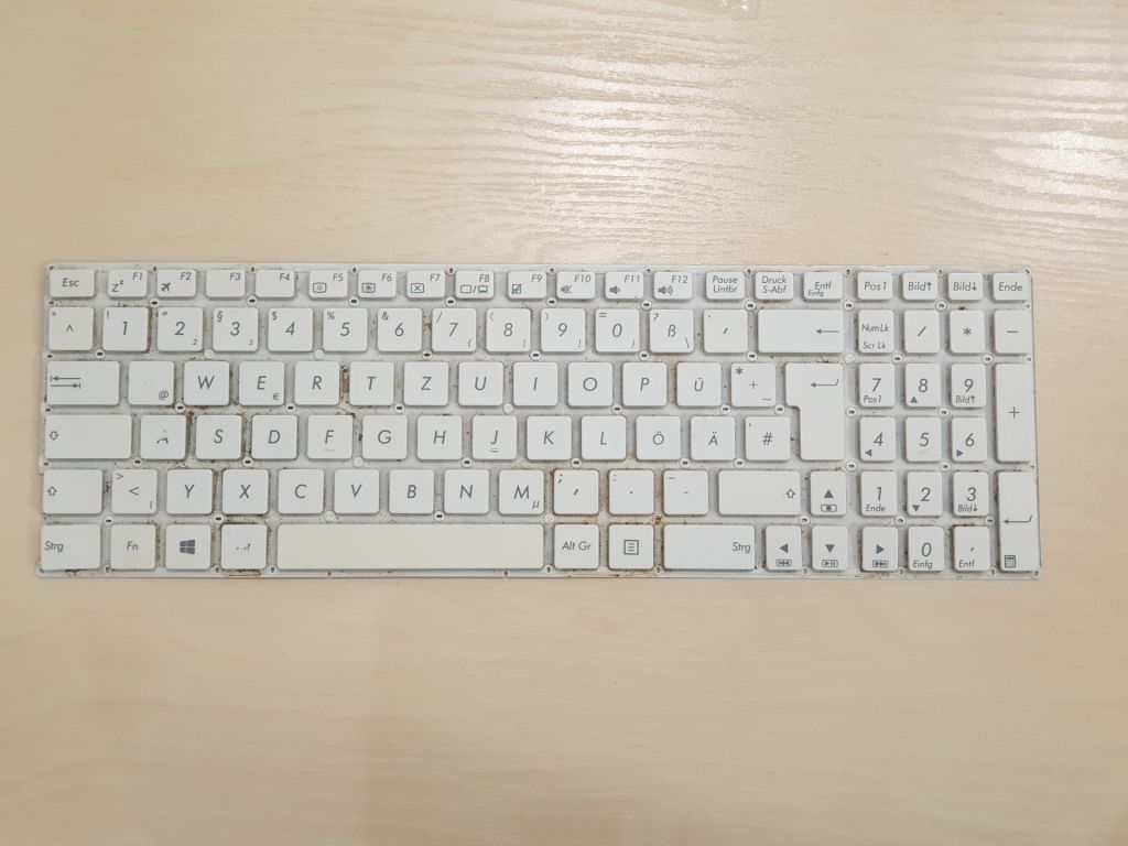 Клавіатура для ноутбука ASUS F556 / 756 / Біла - фото фото фото 0
