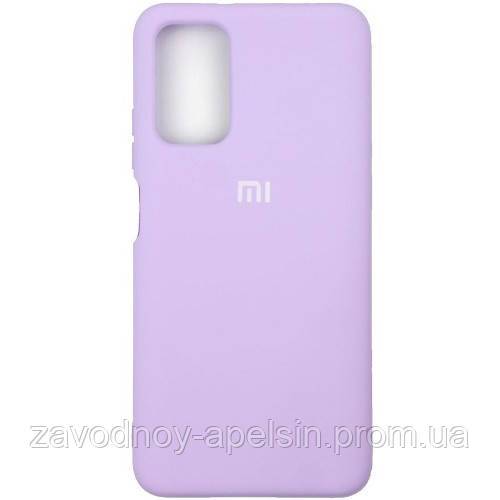 Xiaomi Poco M3 pro Redmi Note 10 5G 10T чехол лиловый Silicone Cover - фото фото фото 0