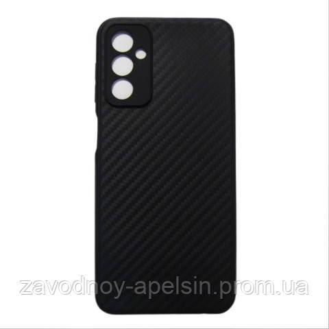 Samsung M23 M235 Чехол силиконовый Карбон (черный) - фото фото фото 0