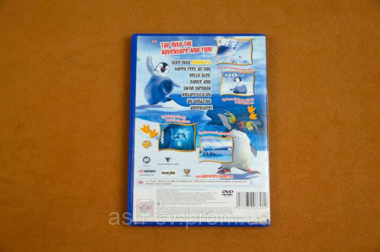 Диск для Playstation 2, гра Happy Feet - фото фото фото 1