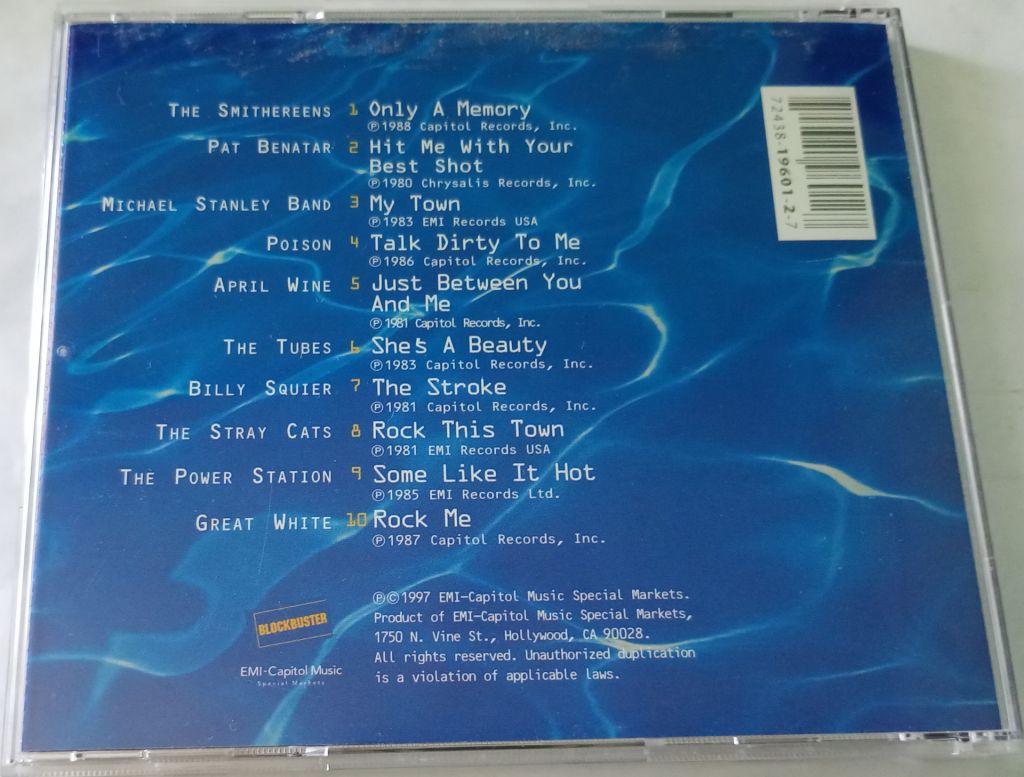 VARIOUS Blockbuster Summer Series: '80s Rock CD US - фото фото фото 2