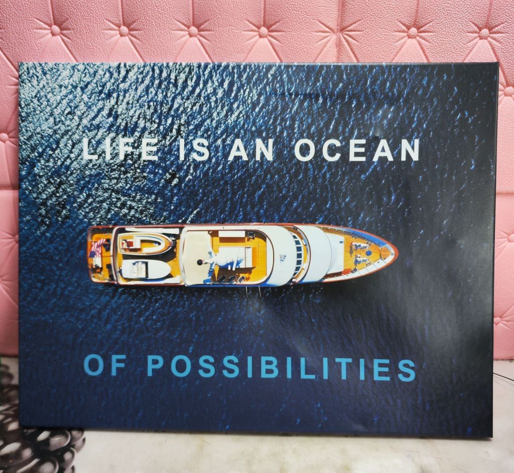 Лот Картина Life is an ocean 65*50см - фото фото фото 1