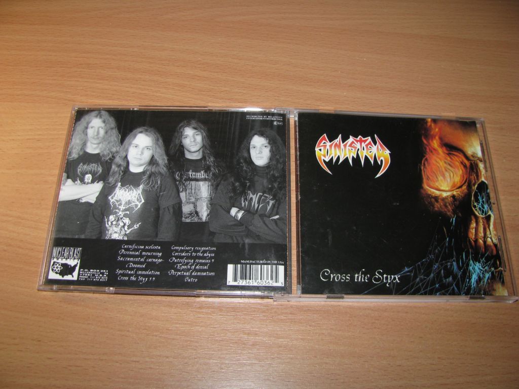 SINISTER - Cross The Styx  (1992 Nuclear Blast ,1st press,USA) - фото фото фото 0