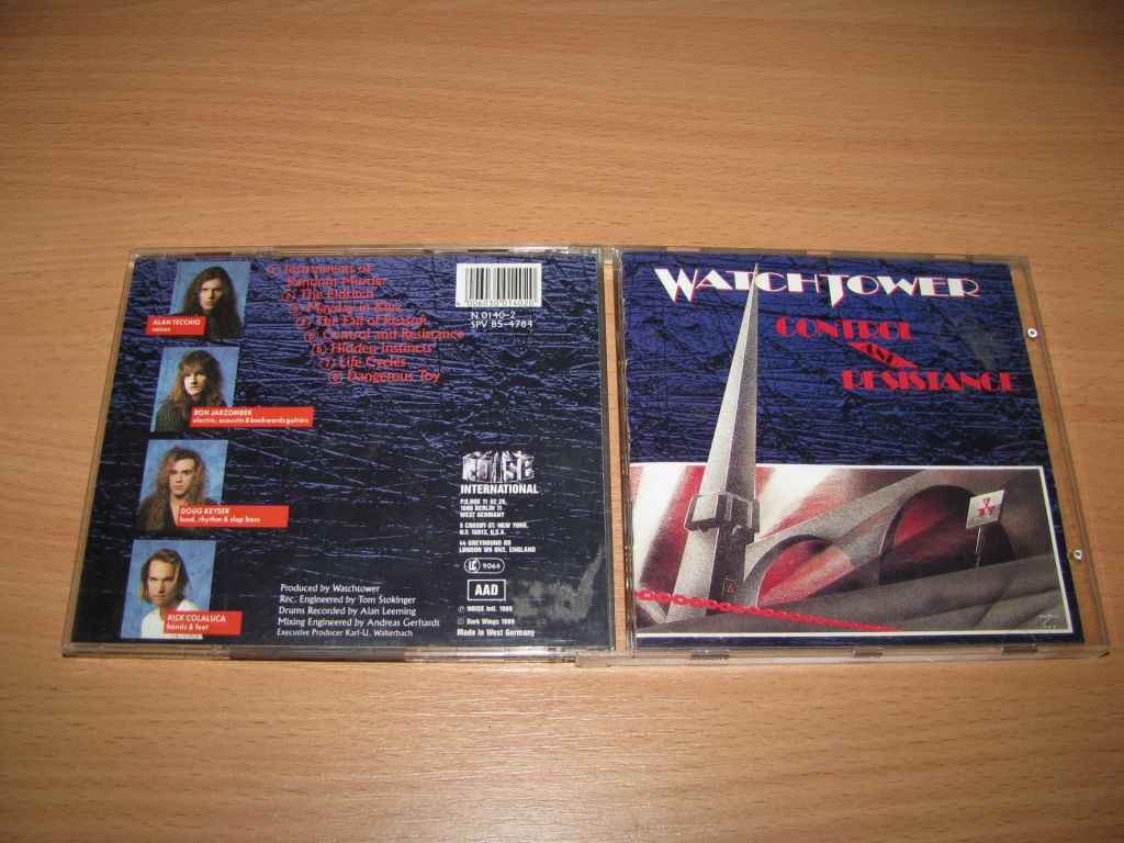 WATCHTOWER - Control And Resistance  (1989 Noise 1st press,Germany) - фото фото фото 0