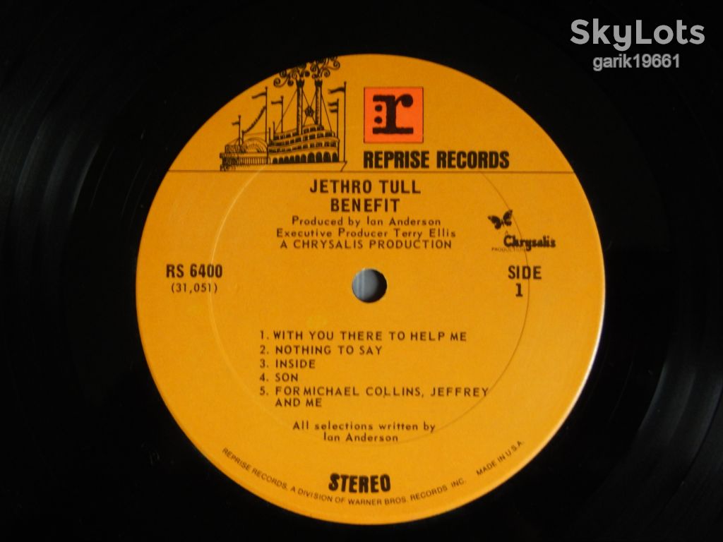 Jethro Tull ‎– Benefit   (Reprise Records ‎– RS 6400, US) EX+/NM- - фото фото фото 2