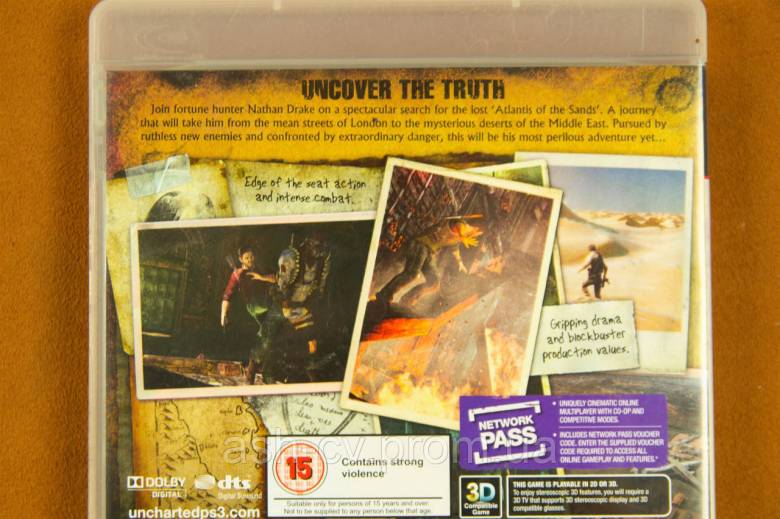 Диск Playstation 3 - Uncharted 3 Drake&amp;#039;s Deception - фото фото фото 4