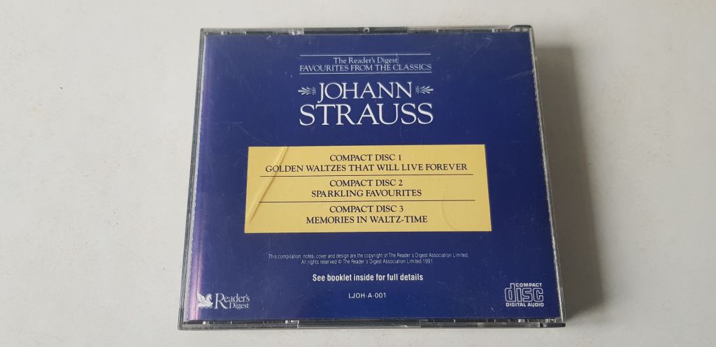 Johann Strauss 3CD фірмовий - фото фото фото 1