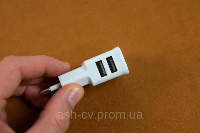 Зарядний, пристрій, два, USB, 5V, 2A - фото фото фото 2