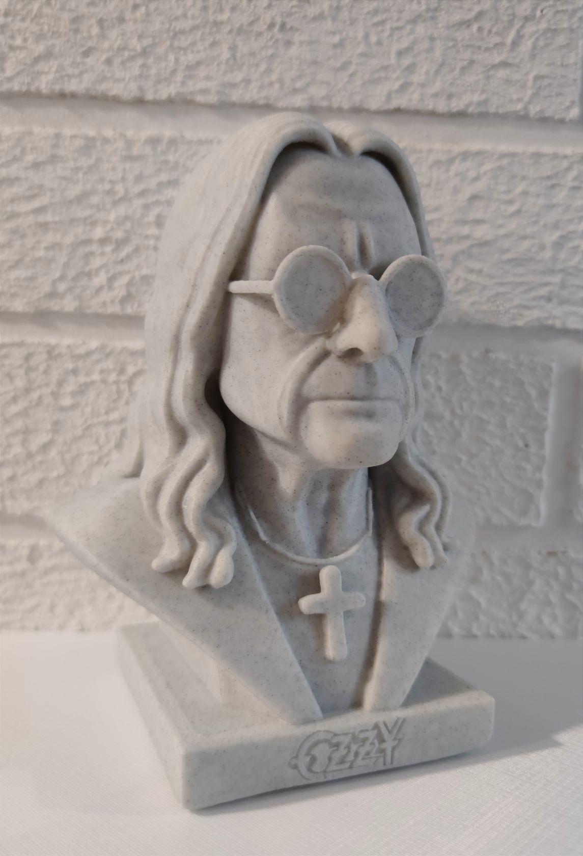 Статуетка бюст Ozzy Osbourne імітація мармуру 16.5см - фото фото фото 0