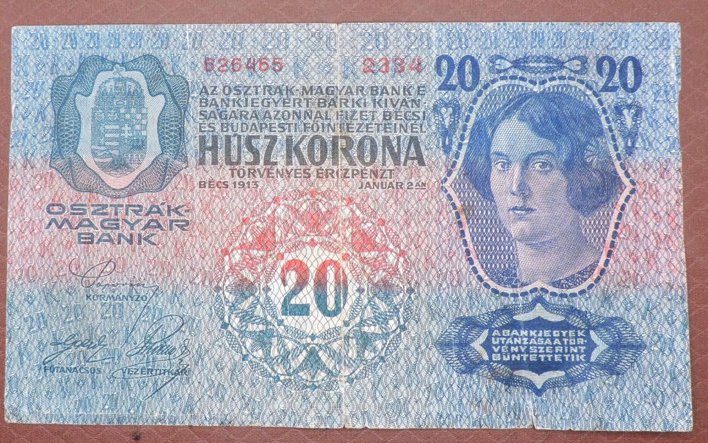 Австро-Угорщина Австро-Венгрия 20 крон 1913 - фото фото фото 1