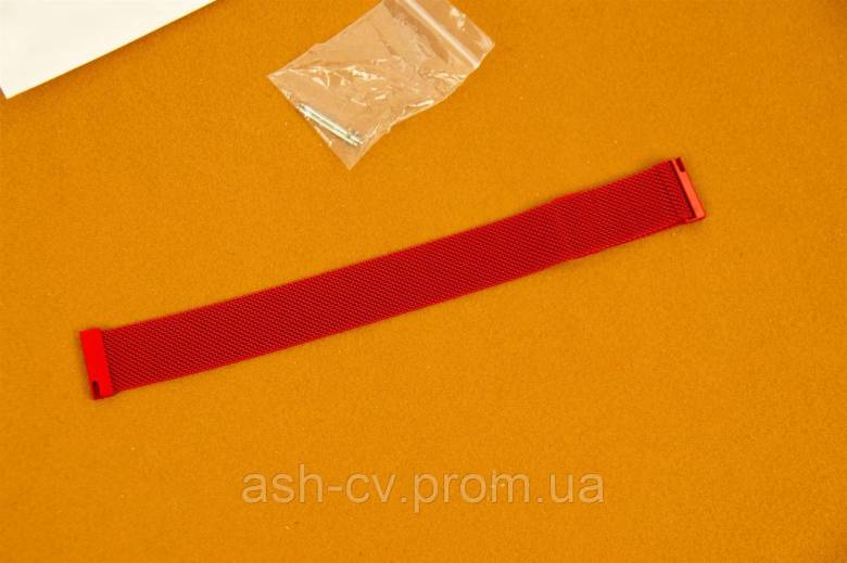 Ремешок, для, часов, металлический, 20 мм, Premium, Metal, Red - фото фото фото 3