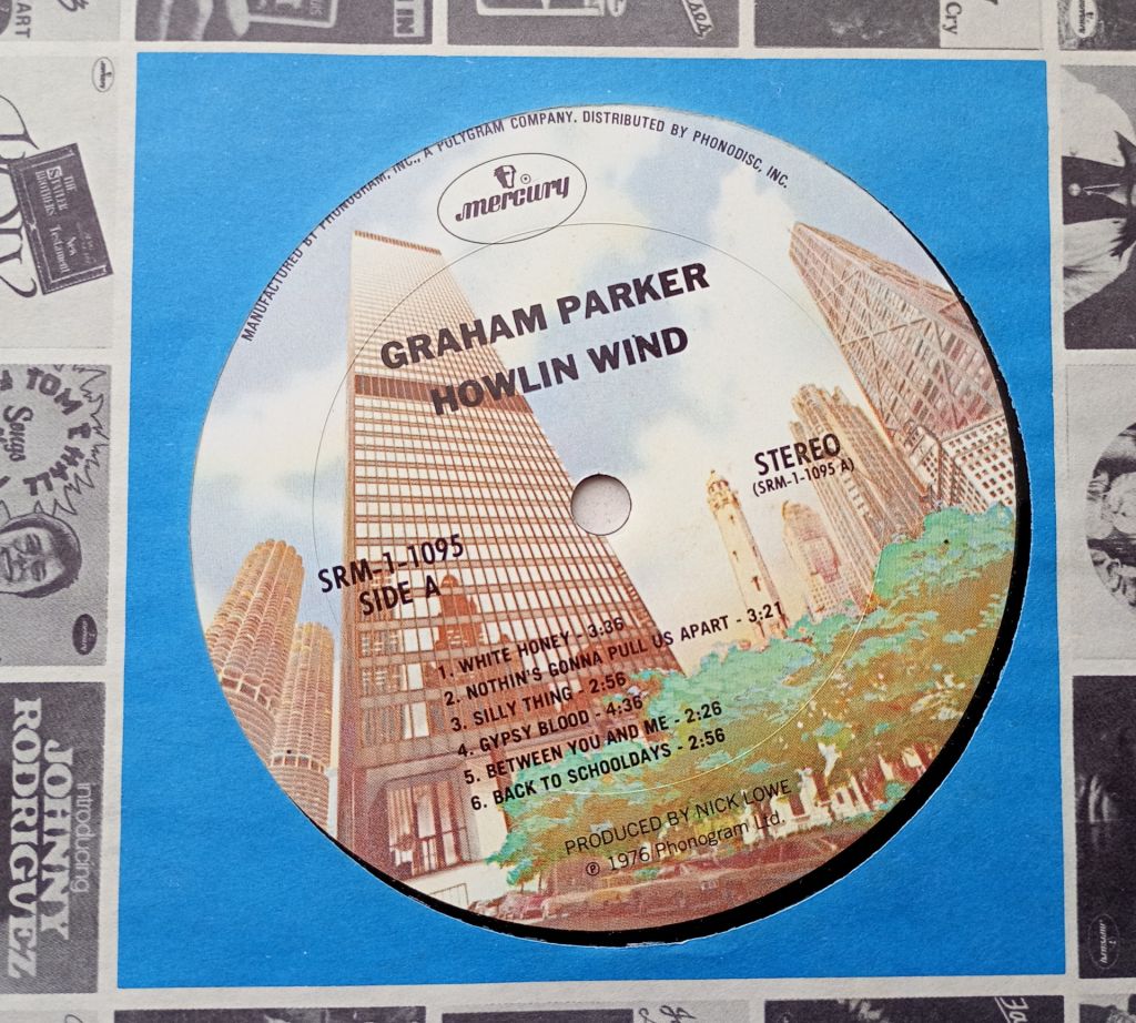 GRAHAM PARKER Howlin Wind LP EX-/EX+ - фото фото фото 2