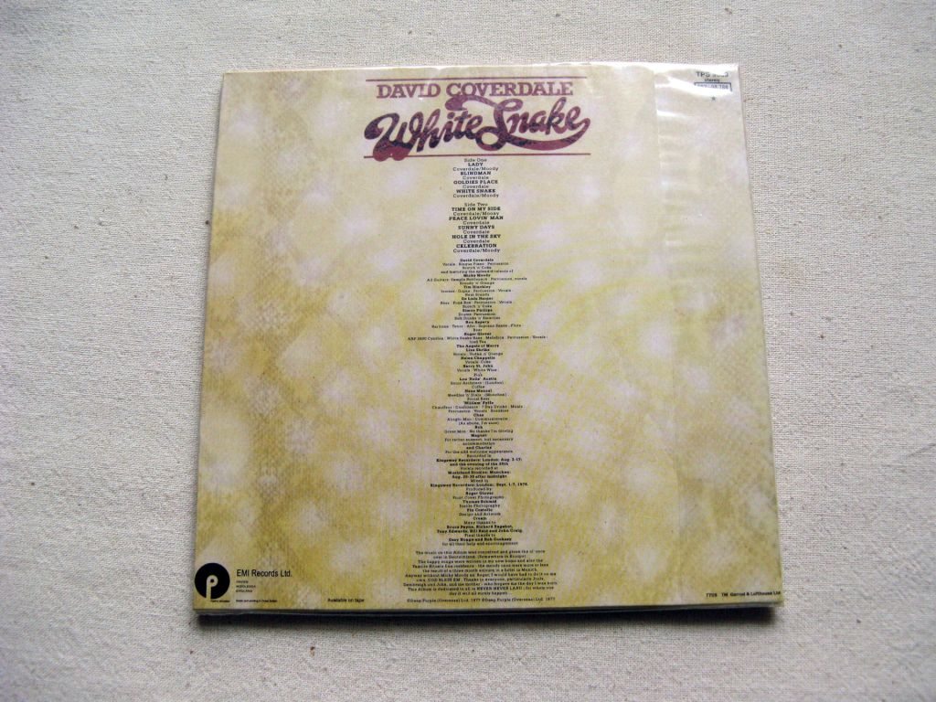 CDLP Deep Purple Family. Whitesnake. David Coverdale. 1977. - фото фото фото 1