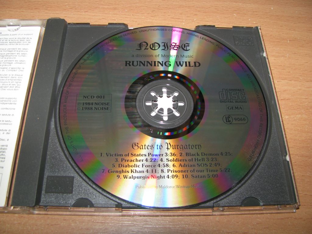 RUNNING WILD - Gates To Purgatory  (1995 Noise,UK) - фото фото фото 2