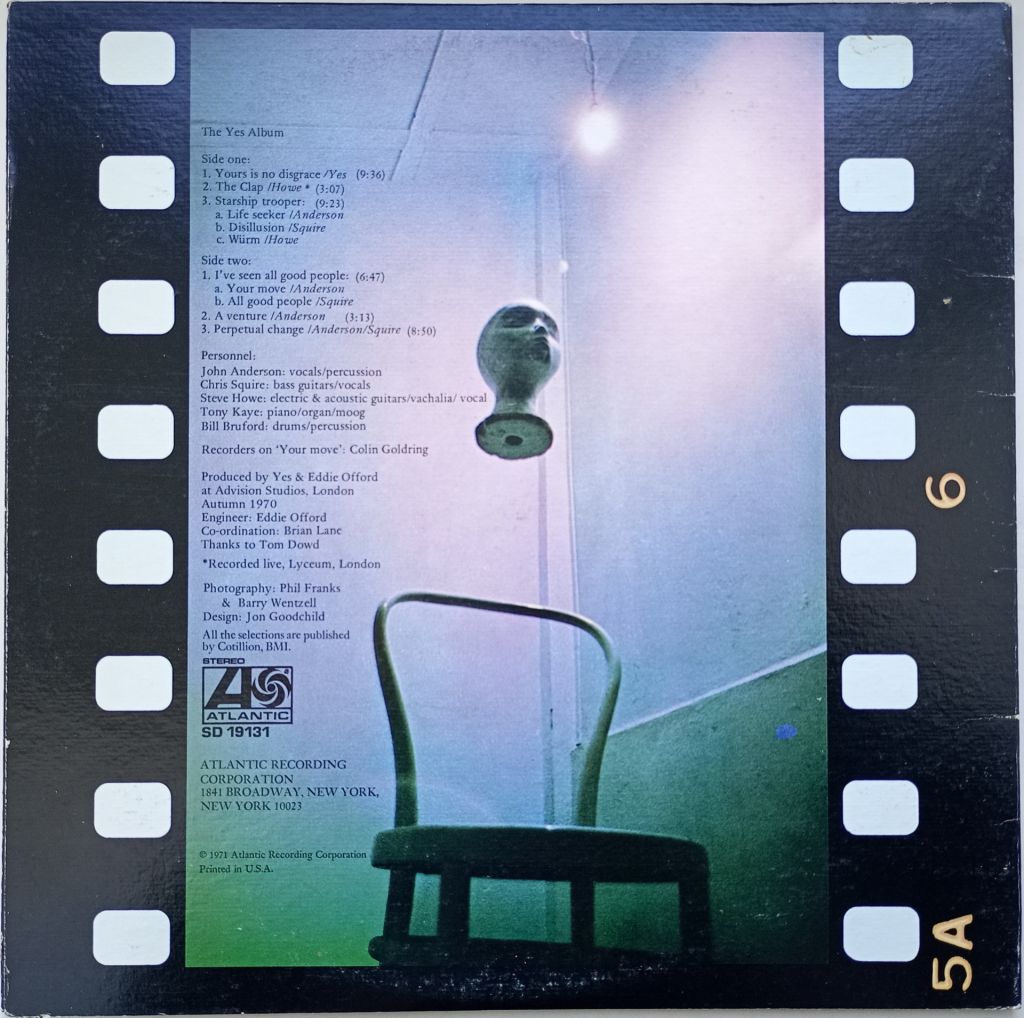 YES The Yes Album LP  EX-/EX - фото фото фото 2