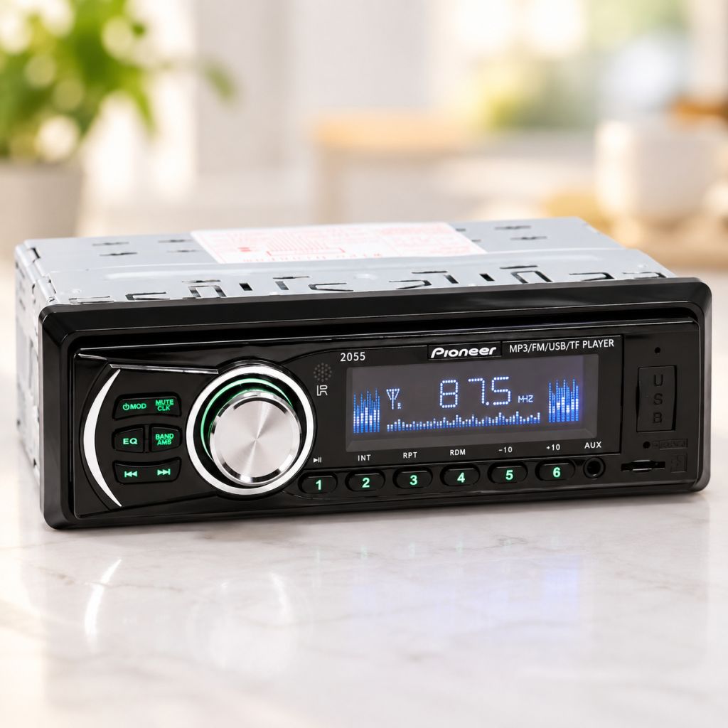 Автомагнітола 2055 ISO / Магнітола MP3+FM+USB+SD карти пам'яті +AUX 4x50W / Автомагнітола+пульт - фото фото фото 2