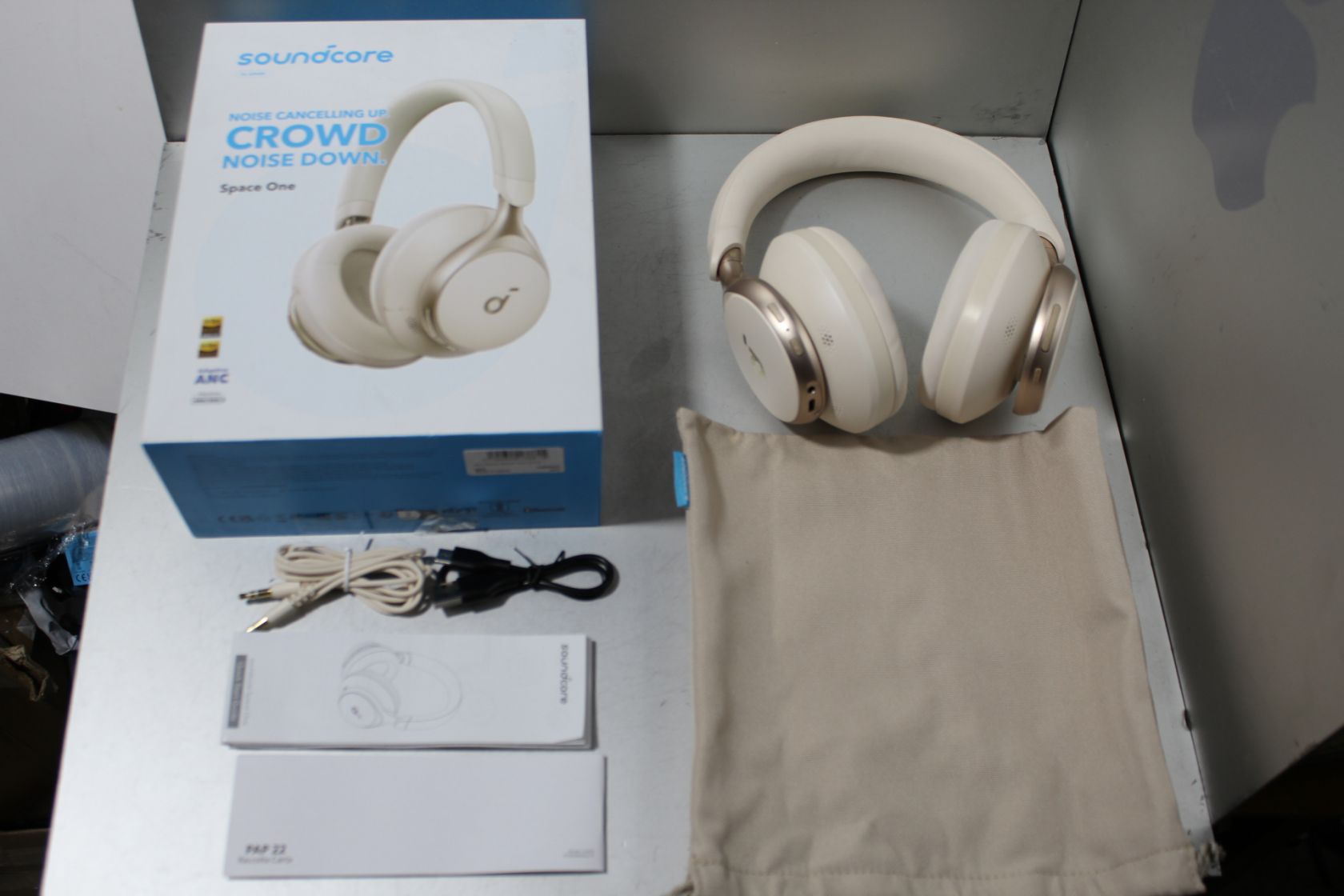 Наушники №828  Anker Soundcore Space One Wireless Headphones 40H ANC - фото фото фото 1
