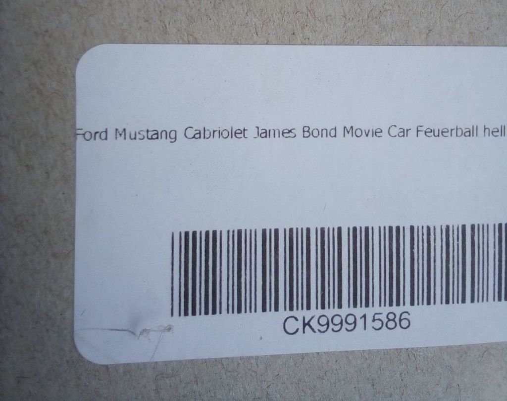 Ford Mustang Convertible 1:43 James Bond Collection - фото фото фото 3