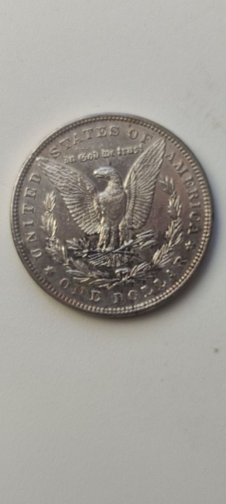 Монета США 1 доллар Моргана 1886 год серебро sb365 - фото фото фото 1