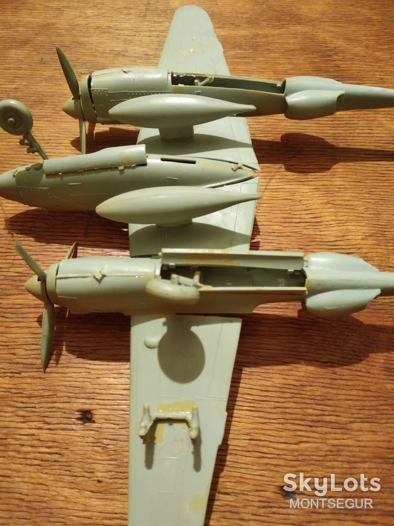 Редкая модель самолет истребитель P-38 Lightning Молния США - фото фото фото 4